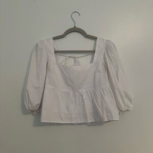 Abercrombie & Fitch Puff Sleeve Top